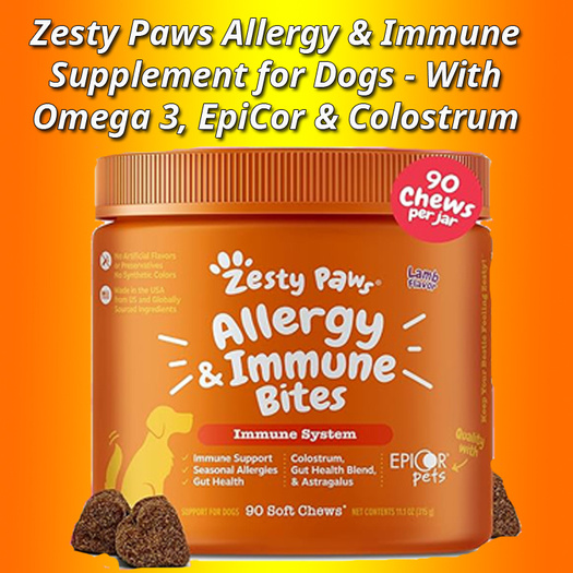 zesty paws allergy & immune bites